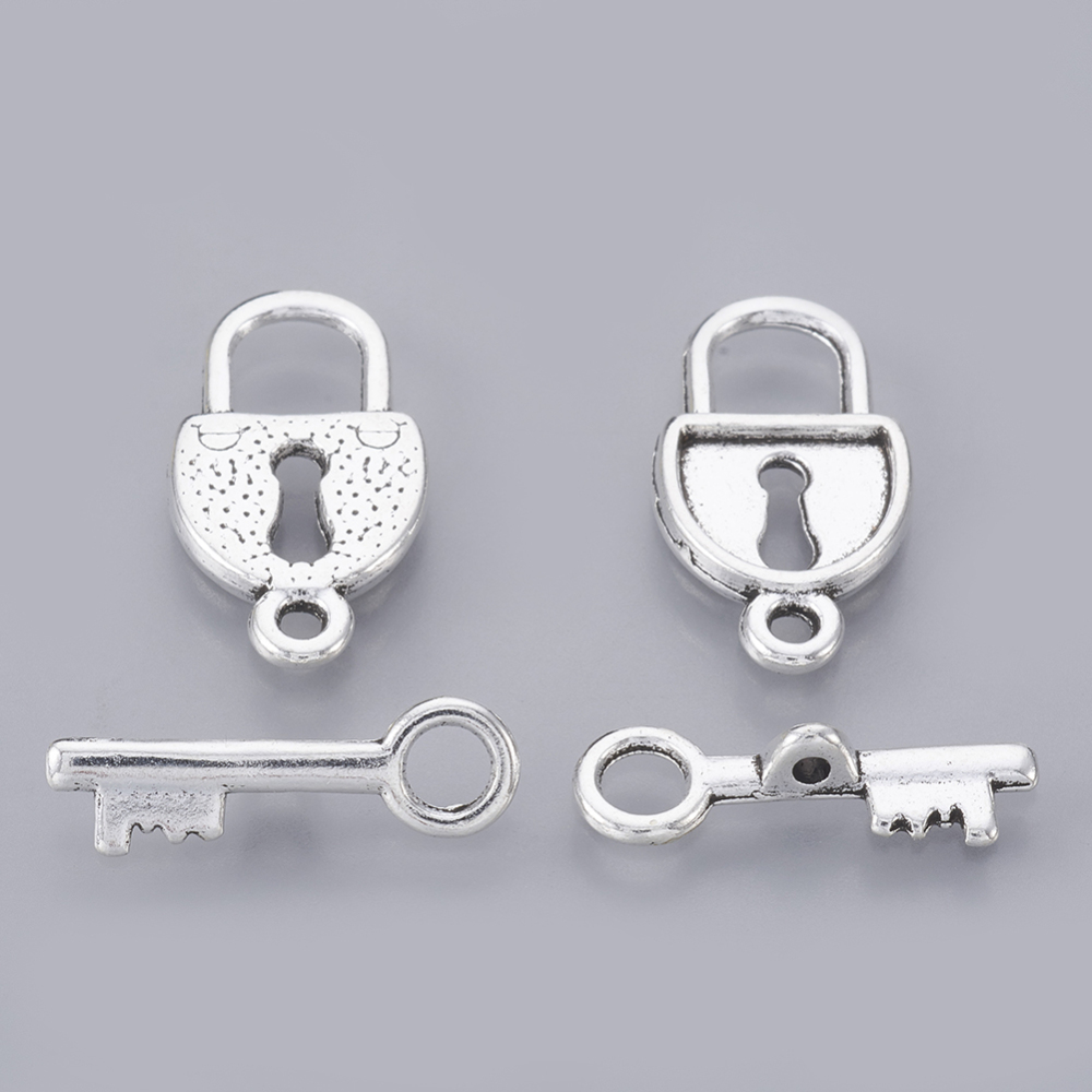 Застежки (замочки): Застежка, 21*11мм, тогл, замочек с ключиком ...