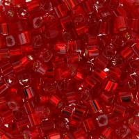Бисер TOHO Cube, размер 1.5мм, цвет #25C (Внутреннее серебрение, рубин), 10 грамм Бисер TOHO Cube, размер 1.5мм, цвет #25C (Внутреннее серебрение, рубин), 10 грамм