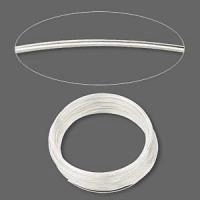 Проволока с памятью, 57х0.7мм, для браслета, посеребренная, 5 витков