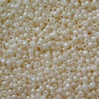 Бисер TOHO круглый, размер 10/0, цвет #122 (Непрозрачный глянцевый, белый навахо), 10 грамм