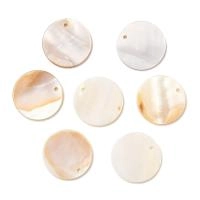 Подвеска из перламутра, 20х2мм, базовый материал - перламутр, плоский круг, 10 шт.