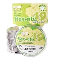 Тросик ювелирный Flex-Rite 49 струн, 0.35мм (0.014in), стальной, 50 см