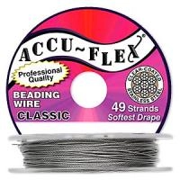 Тросик ювелирный Accu-Flex 49 струн, 0.48мм (0.019in), стальной, 50 см