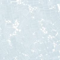 Бисер TOHO Bugle, размер 3мм, цвет #1 (Прозрачный, хрусталь), 10 грамм