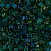 Бисер TOHO Cube, размер 1.5мм, цвет #249 (Окрашенный изнутри, перидот/изумруд), 10 грамм Бисер TOHO Cube, размер 1.5мм, цвет #249 (Окрашенный изнутри, перидот/изумруд), 10 грамм