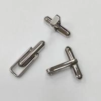 Основы для запонок, 17.5х16мм, с платформой 5х2.5мм, базовый материал - нержавеющая сталь, без покрытия, пара