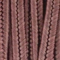 Сутаж, 2.5х1мм, вискоза, цвет коричневый, 5 метров