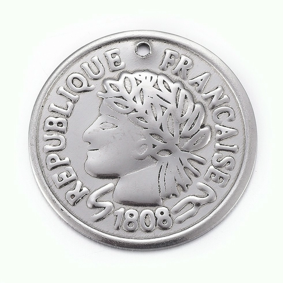 Став на монету. Кулон круглый плоский серебро. Пуговица Republique francaise. Magnet Type Stainless Steel что за монета. Republique francaise монета game Cards.
