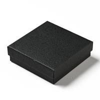 Подарочная коробочка, 9х9х2.9см, фактурная, чёрная, 1 шт. Подарочная коробочка, 9х9х2.9см, фактурная, чёрная, 1 шт.