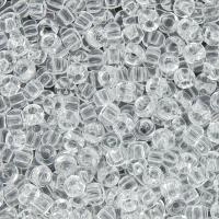 Бисер TOHO круглый, размер 11/0, цвет #1 (Прозрачный, хрусталь), 10 грамм