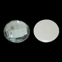 Стразы для декорирования, 16мм, акриловые, кристально-прозрачные, 50 шт.