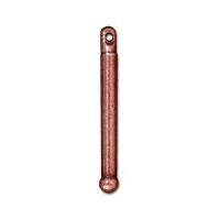 Штифт с шариком и петелькой, 25х2.4мм, TierraCast, базовый материал - оловянный сплав, медный с чернением, 2 шт., УЦЕНКА Штифт с шариком и петелькой, 25х2.4мм, TierraCast, базовый материал - оловянный сплав, медный с чернением, 2 шт., УЦЕНКА