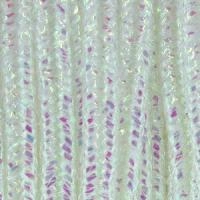 Сутаж, 3х1мм, металлизированный, цвет белый перламутр, 5 метров