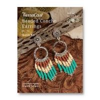 Набор для сборки украшения, 64 мм, TierraCast, серьги Beaded Concho, посеребренные Набор для сборки украшения, 64 мм, TierraCast, серьги Beaded Concho, посеребренные