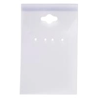 Карточка для демонстрации серег и колье, 80х50мм, серо-голубая, 1 шт.