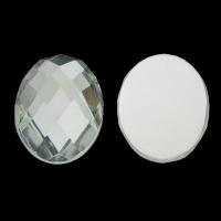 Стразы для декорирования, 18х13мм, акриловые, кристально-прозрачные, 50 шт.