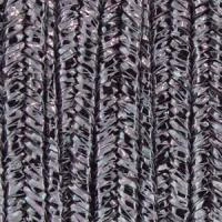 Сутаж, 2.5х1мм, металлизированный, цвет вороненая сталь, 5 метров