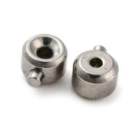 Кримп, 3.2х2.3мм, цилиндр, One Touch, самозажимной, базовый материал - нержавеющая сталь, без покрытия, 5 шт.