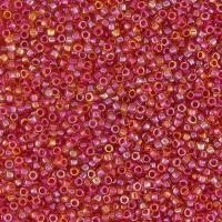 Бисер TOHO круглый, размер 11/0, цвет #241 (Окрашенный изнутри, радужный светлый топаз/бледно-лиловый), 10 грамм