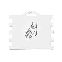 Карточка для демонстрации украшений, 106х92мм, с рукой, картон, 20 шт.