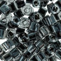 Бисер TOHO Cube, размер 3мм, цвет #344 (Окрашенный изнутри, хрусталь/черный), 10 грамм Бисер TOHO Cube, размер 3мм, цвет #344 (Окрашенный изнутри, хрусталь/черный), 10 грамм