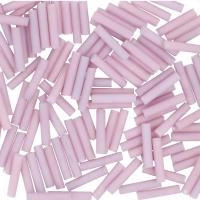 Бисер TOHO Bugle, размер 9мм, цвет #765 (Непрозрачный матовый, пастель, плюмерия), 10 грамм