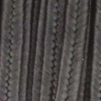 Сутаж, 3х1мм, вискоза, цвет черный, 5 метров