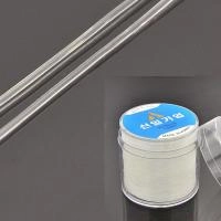 Нить - резинка для браслетов, 1мм, Корея, прозрачная, 5 метров