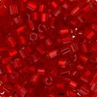 Бисер TOHO Hexagon, размер 11/0, цвет #25C (Внутреннее серебрение, рубин), 10 грамм Бисер TOHO Hexagon, размер 11/0, цвет #25C (Внутреннее серебрение, рубин), 10 грамм