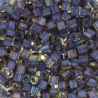 Бисер TOHO Cube, размер 1.5мм, цвет #926 (Окрашенный изнутри, светлый топаз/непрозрачный лавандовый), 10 грамм Бисер TOHO Cube, размер 1.5мм, цвет #926 (Окрашенный изнутри, светлый топаз/непрозрачный лавандовый), 10 грамм