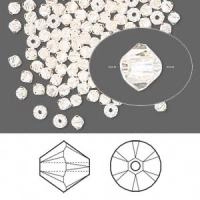 Бусина Swarovski, 3мм, Биконус (#5328), шелк (цвет 391), 10 шт.