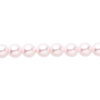 Бусина хрустальная, 6мм, жемчуг Swarovski (#5810), круглый, цвет нежно-розовый (rosaline), 10 шт.