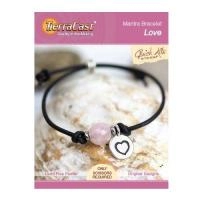 Набор для сборки украшения, 150-230мм, TierraCast, браслет Love, посеребренный Набор для сборки украшения, 150-230мм, TierraCast, браслет Love, посеребренный