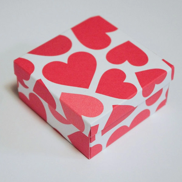 Подарочная коробка упаковка сердце