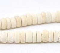 Бусина деревянная, 8х4мм, рондель, кокосовый орех, айвори, 100 шт., низка Бусина деревянная, 8х4мм, рондель, кокосовый орех, айвори, 100 шт., низка