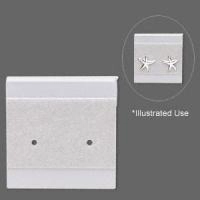 Карточка для демонстрации серег, 25х25мм, серая, 5 шт.