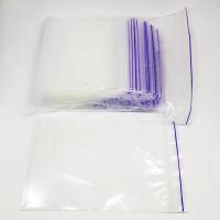 Пакетики zip-lock (грипперы), 8х12см, 50 мкм, прозрачные, 100 шт.