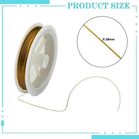 <p>Бюджетный ювелирный тросик (ланка). Цвет - античное золото. Оттенок может отличаться от фотографии и в разных поставках. Толщина может отличаться от указанной на плюс-минус 0,05 мм. Цена за катушку около 50 метров. Тросик в катушке может состоять из нескольких кусков.</p>