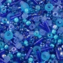 <p>Японский бисер TOHO Mix - микс бисера и стекляруса разных форм, цветов и размеров. Цвет фиолетово-голубой (Amamizu- Blue Mix). Оттенок и состав набора может отличаться от фотографии. Цена за 10 грамм.</p>