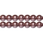 <p>
Стеклянные бусины с покрытием под жемчуг лилово-коричневого цвета. Бусины могут немного отличаться по форме и размеру, быть слегка приплюснутыми у отверстия. Оттенок может немного отличаться от представленного на фото. Цена за низку 80 см, около 70 шт.
</p>
