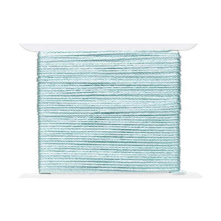 Нить шелковая, толщина FFF, серо-голубая, моток, 12.8 метра