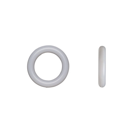 Колечко силиконовое, 12х2.0мм, серое, базовый материал - силикон, без покрытия, 20 шт.