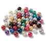 <p>Бюджетные стеклянные бусины с покрытием под жемчуг, цветное ассорти. Бусины могут немного отличаться по форме и размеру, быть слегка приплюснутыми у отверстия. На покрытии возможны неровности. Оттенок в миксе может отличаться от фотографии - в наборе могут быть цвета, не представленные на фотографии и быть представлены не все цвета с фотографии. Диаметр отверстия около 1 мм. Цена за 100 грамм (около 80 шт, бусины фасуются без проверки на дефекты и без подбора по цвету).</p>