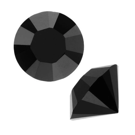 Ювелирный кристалл Swarovski, Шатон (#1088), ss24 (5.4мм), черный, 10 шт.