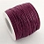 Шнур хлопковый вощеный, около 1мм, пурпурный, 91 метр, катушка