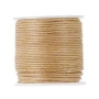 <p>Вощеный шнур, 100% хлопок, цвет бежевый, оттенок может отличаться от фотографии. Шнур довольно рыхлый, может казаться толще заявленной производителем толщины. Толщина 0.5-1 мм. По возможности, продается цельным куском, однако, может поставляться несколькими отрезами. Цена за 5 метров.</p>