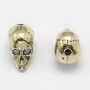 <p>Фурнитура для бижутерии Милано класса люкс (MILANO LUX). Качественный компонент для бижутерии - эффектная объемная бусина череп. Размер отверстия примерно 1.5 мм, длина бусины по отверстию - около 9 мм. Инкрустация кристально-прозрачными фианитами. Размер может немного отличаться от партии к партии. Оттенок может отличаться от фотографии. Цена за 1 шт.</p>
