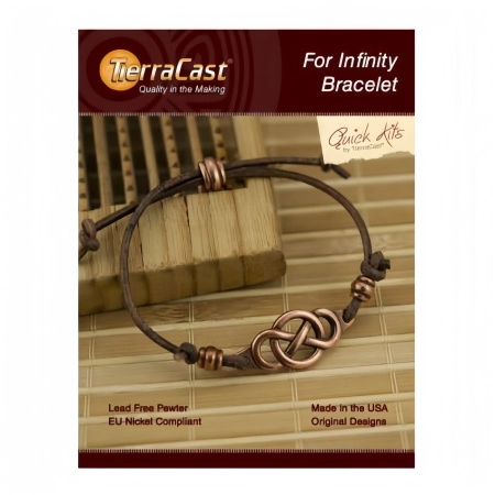 Набор для сборки украшения, 152-203мм, TierraCast, браслет For Infinity, медный