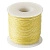 Шнур хлопковый вощеный, около 0.5-1мм, желтый, 10 метров