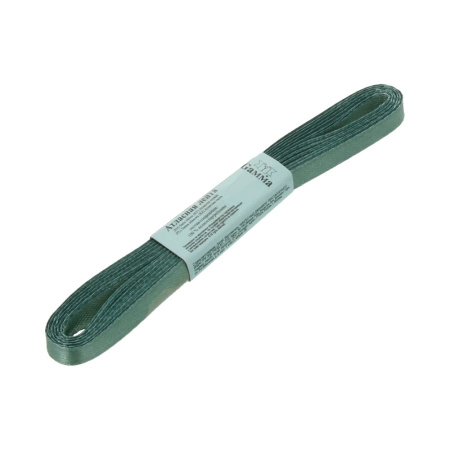 Лента атласная, Gaммa, 6мм, сине-зеленая №032, моток, 5 метров Лента атласная, Gaммa, 6мм, сине-зеленая №032, моток, 5 метров